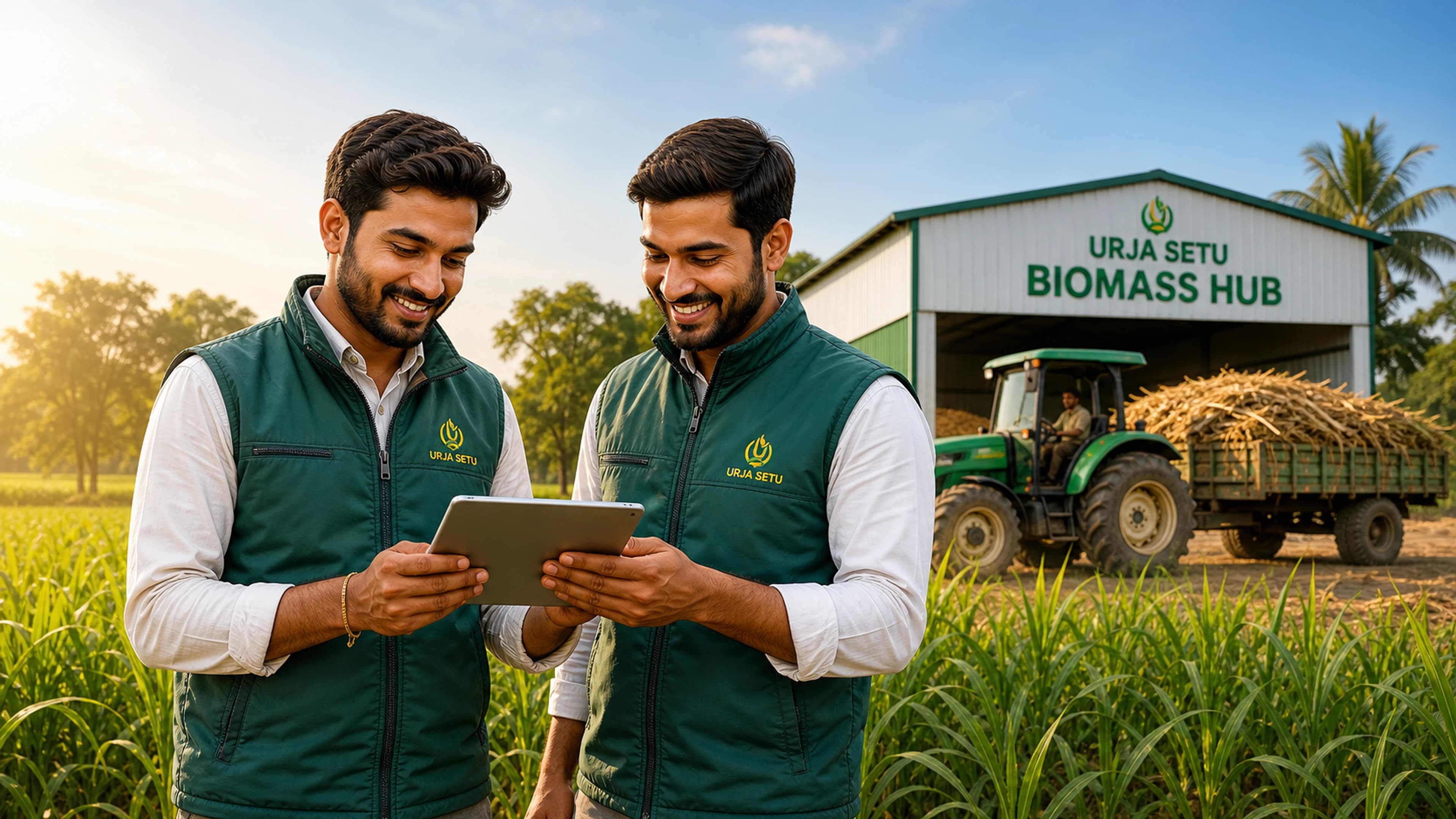 URJA SETU Saathi University trainers at biomass hub